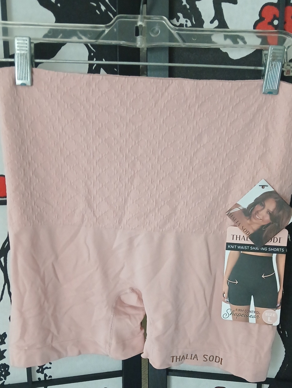 NWT Thalia Sodi Blush Pink Knit Waist Shaping Shorts